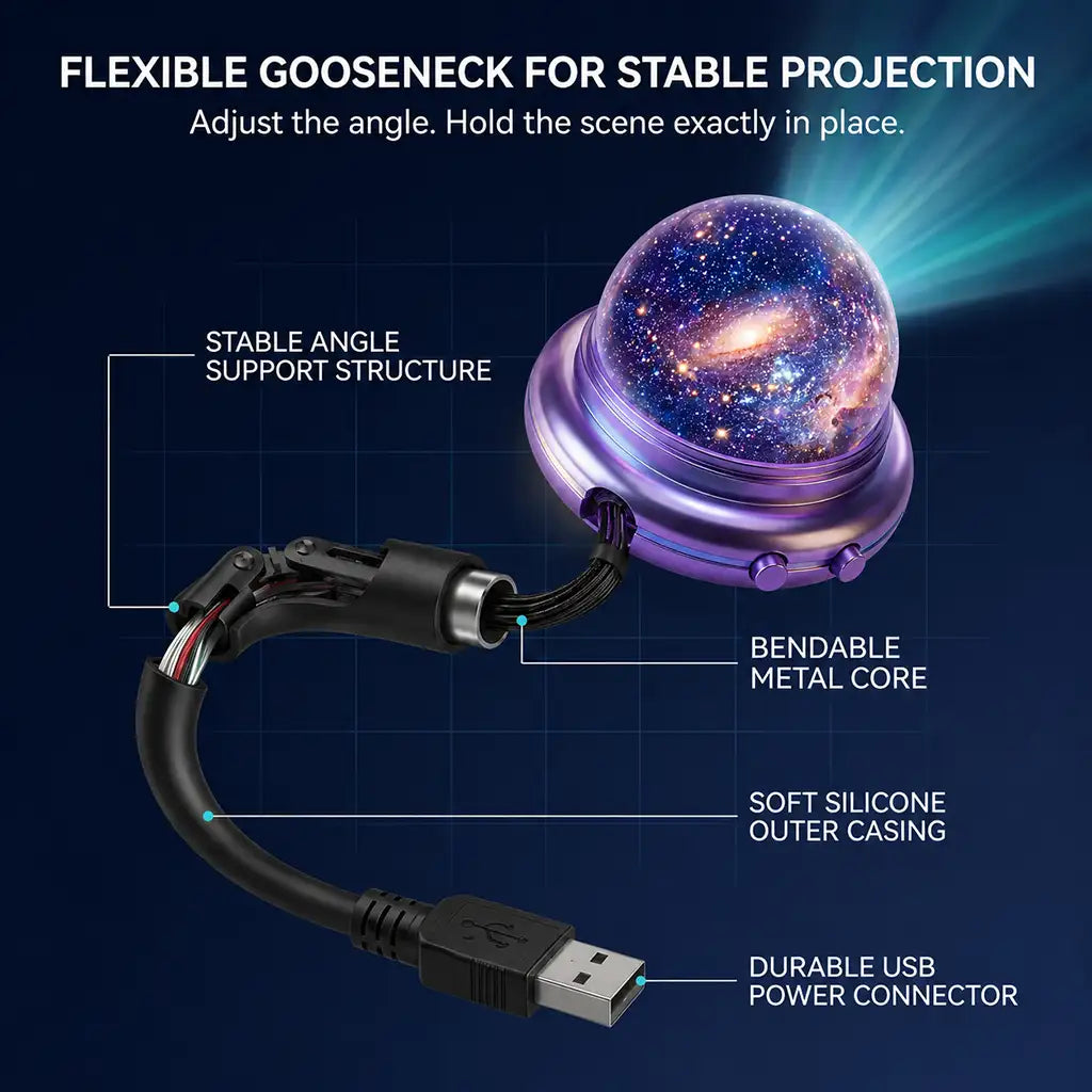 🔮🦄Night Light Projector - Smart Holographic Star Projector🪭