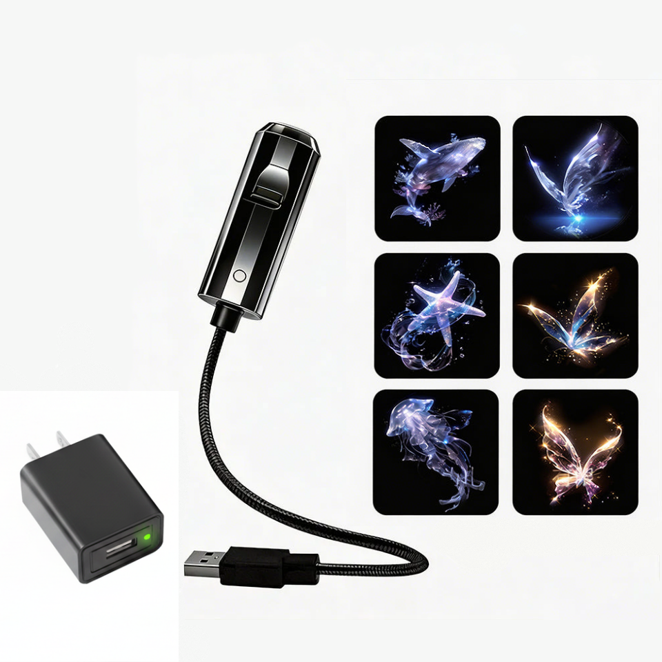 💡🏉BVJ® Plug-and-Play HD Galaxy & Ocean Projector Night Light🥳50,000+ Happy Users