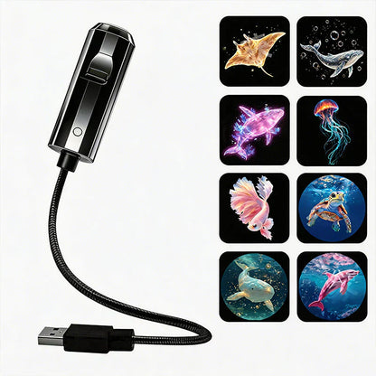 💡🏉BVJ® Plug-and-Play HD Galaxy & Ocean Projector Night Light🥳50,000+ Happy Users