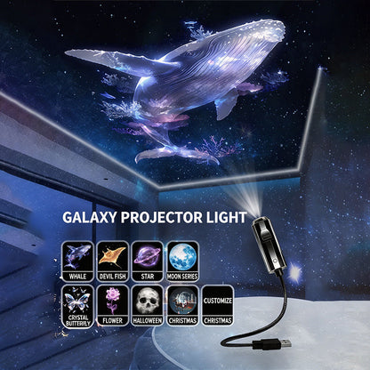 💡🏉BVJ® Plug-and-Play HD Galaxy & Ocean Projector Night Light🥳50,000+ Happy Users