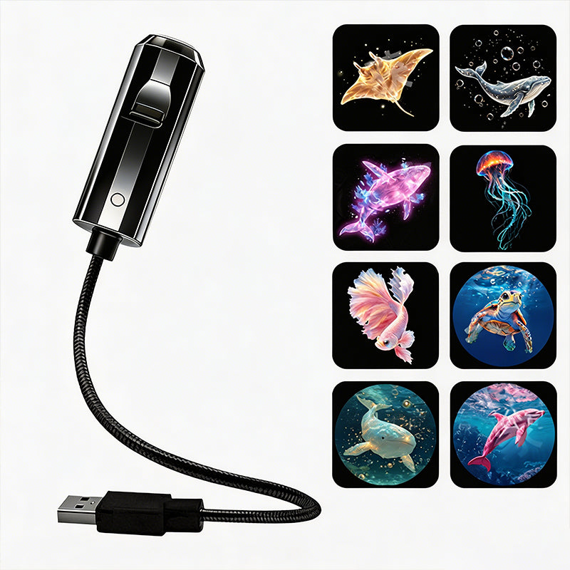 💡🏉BVJ® Plug-and-Play HD Galaxy & Ocean Projector Night Light🥳50,000+ Happy Users