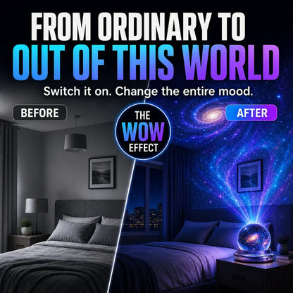 🔮🦄Night Light Projector - Smart Holographic Star Projector🪭